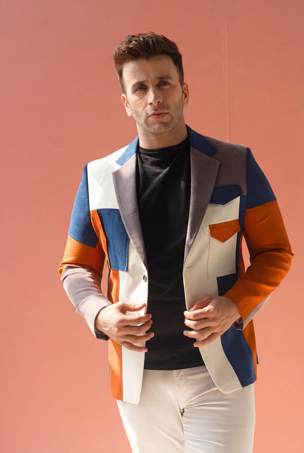 The Cubist Colorblock Blazer