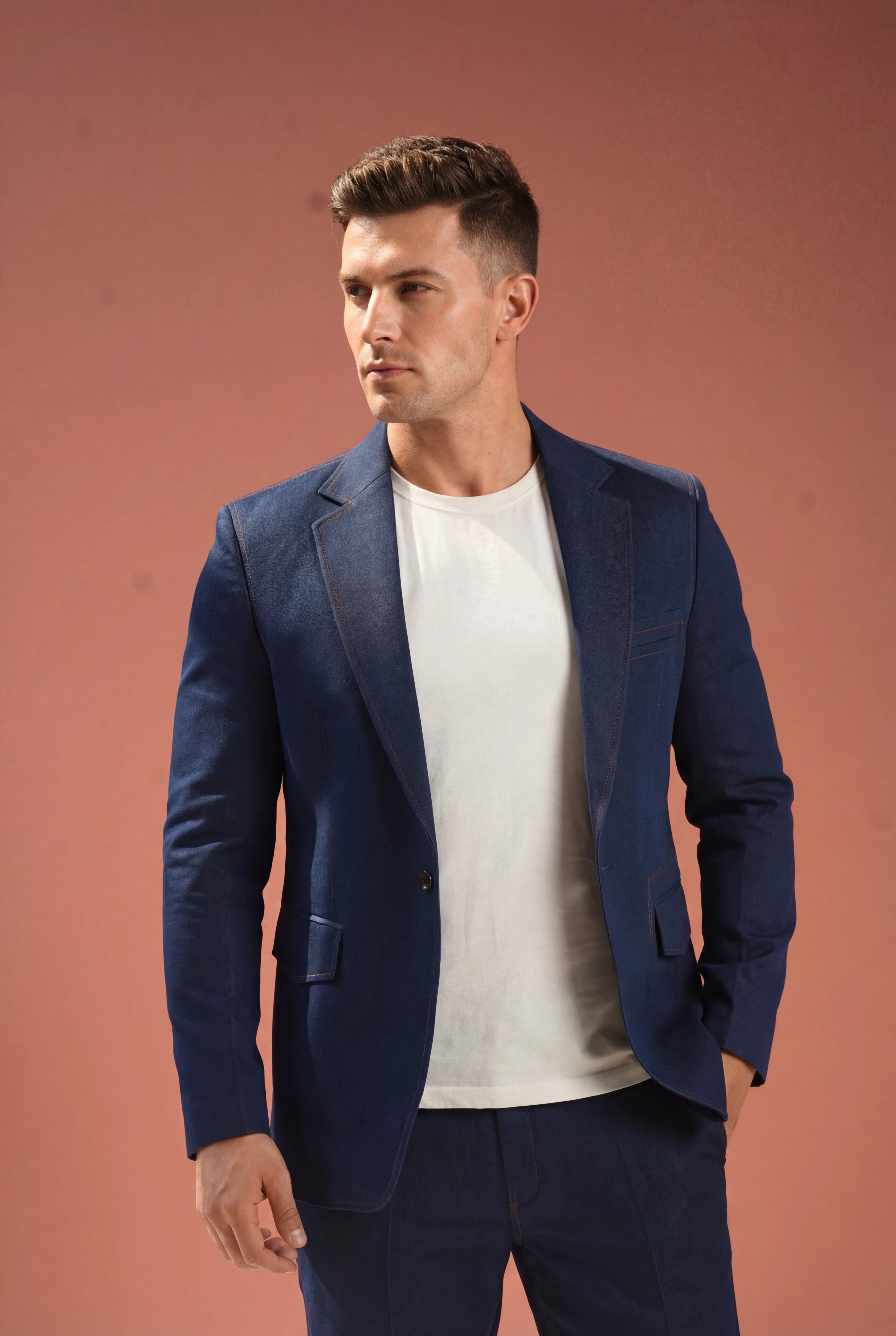The Indigo Blueprint Stitch Jacket