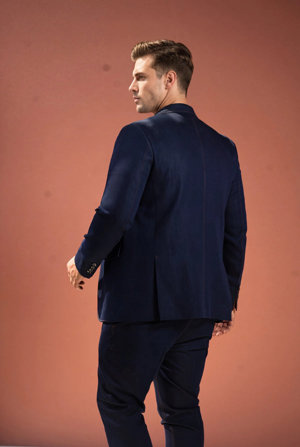 The Indigo Blueprint Stitch Jacket