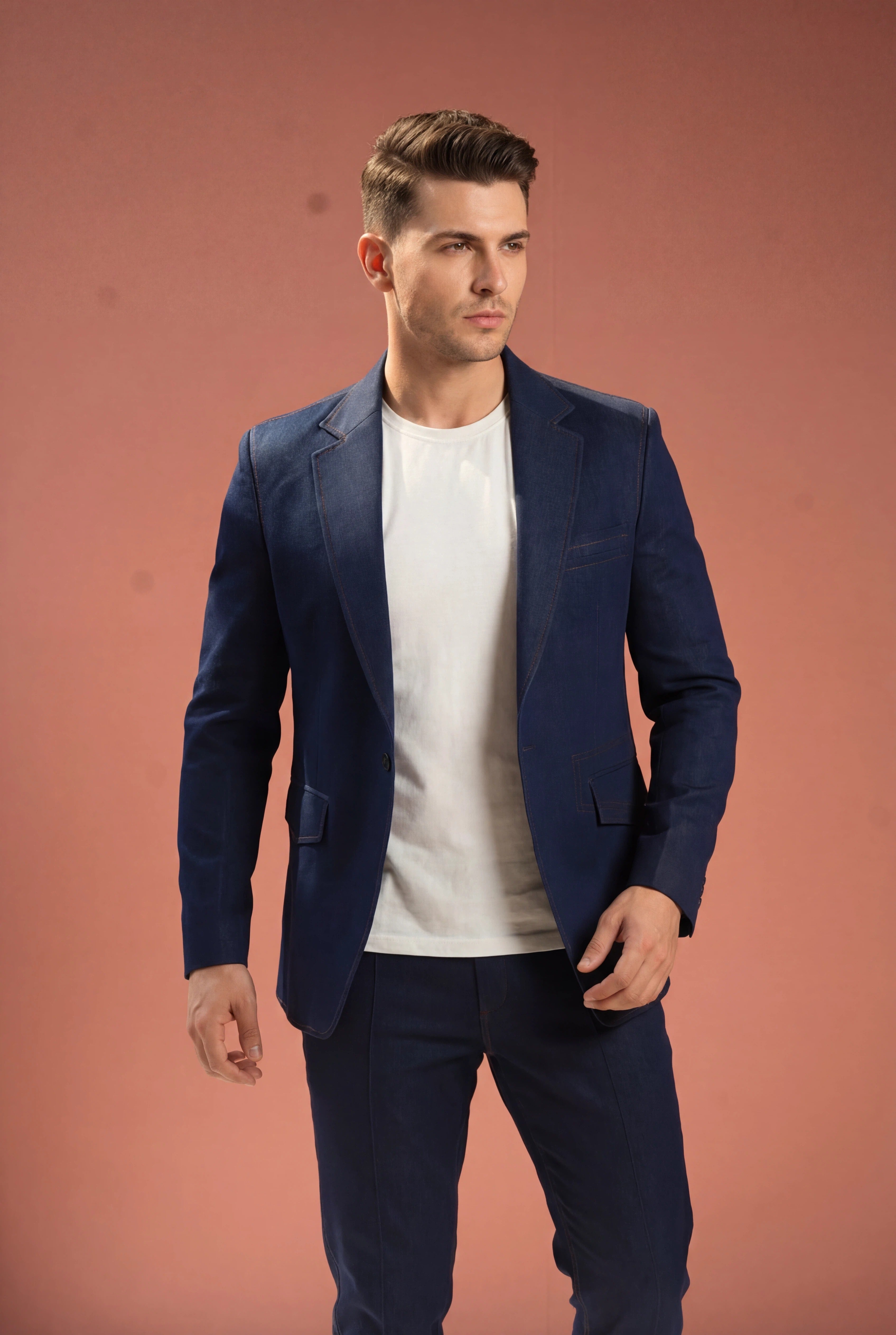 The Indigo Blueprint Stitch Jacket