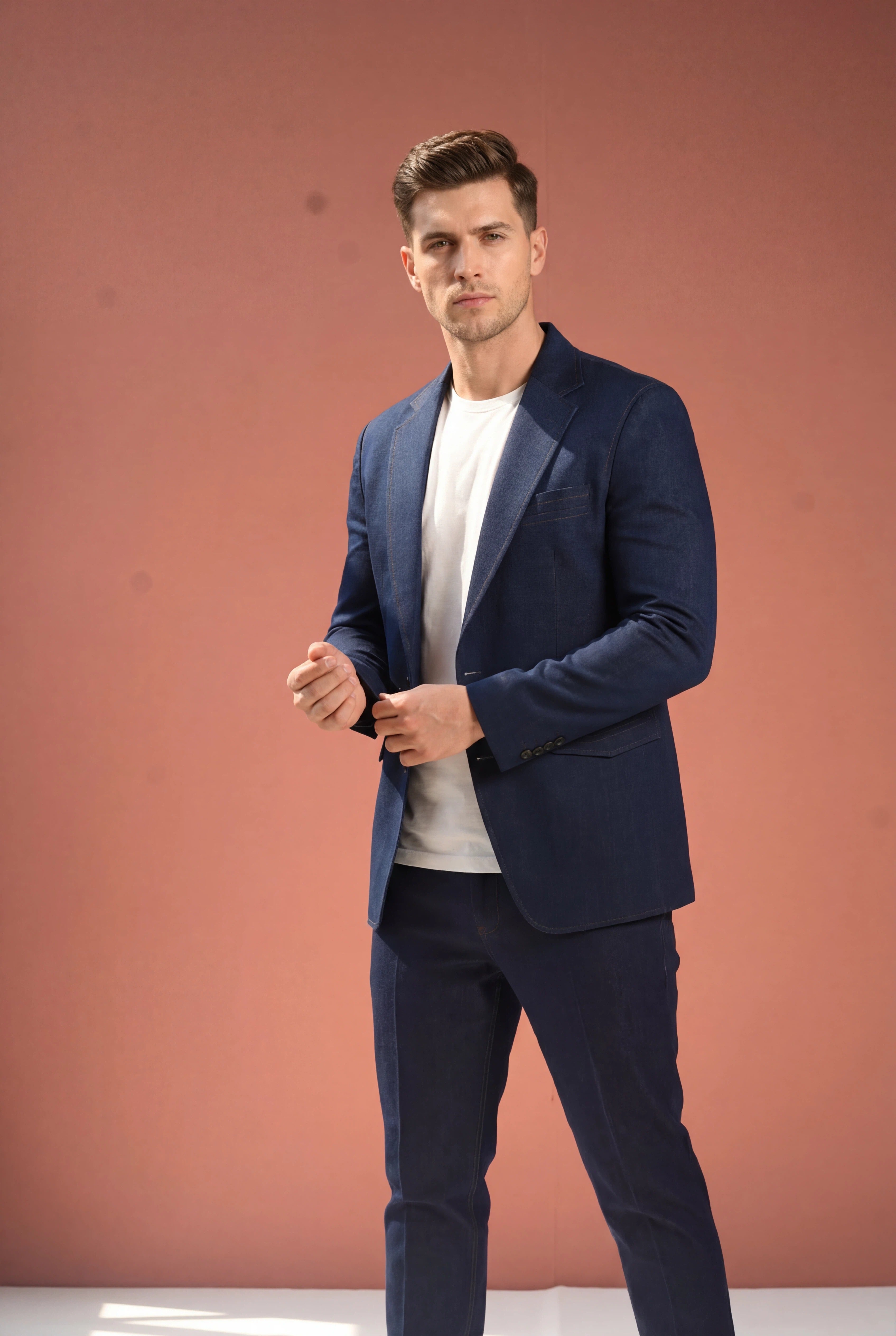 The Indigo Blueprint Stitch Jacket