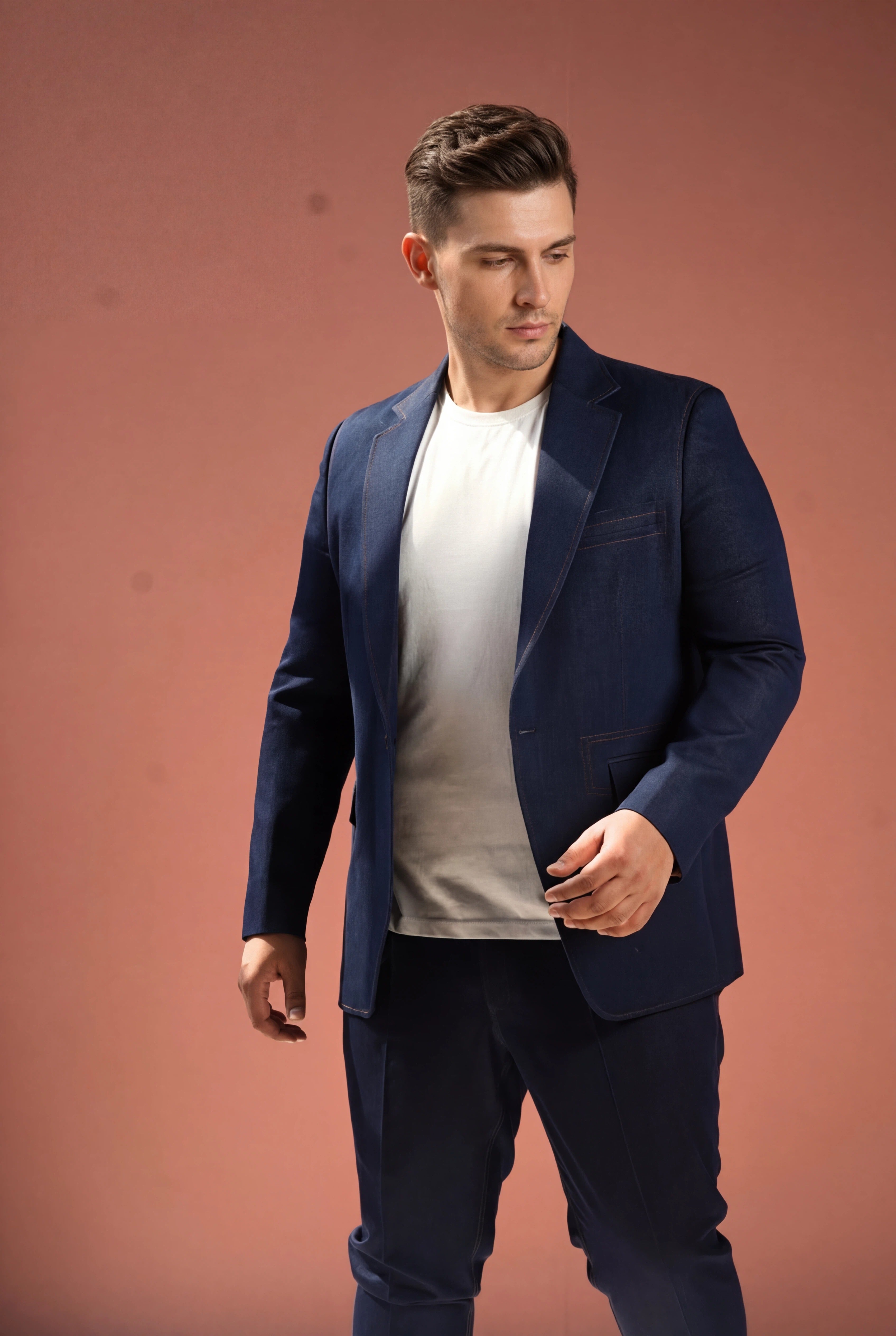 The Indigo Blueprint Stitch Jacket