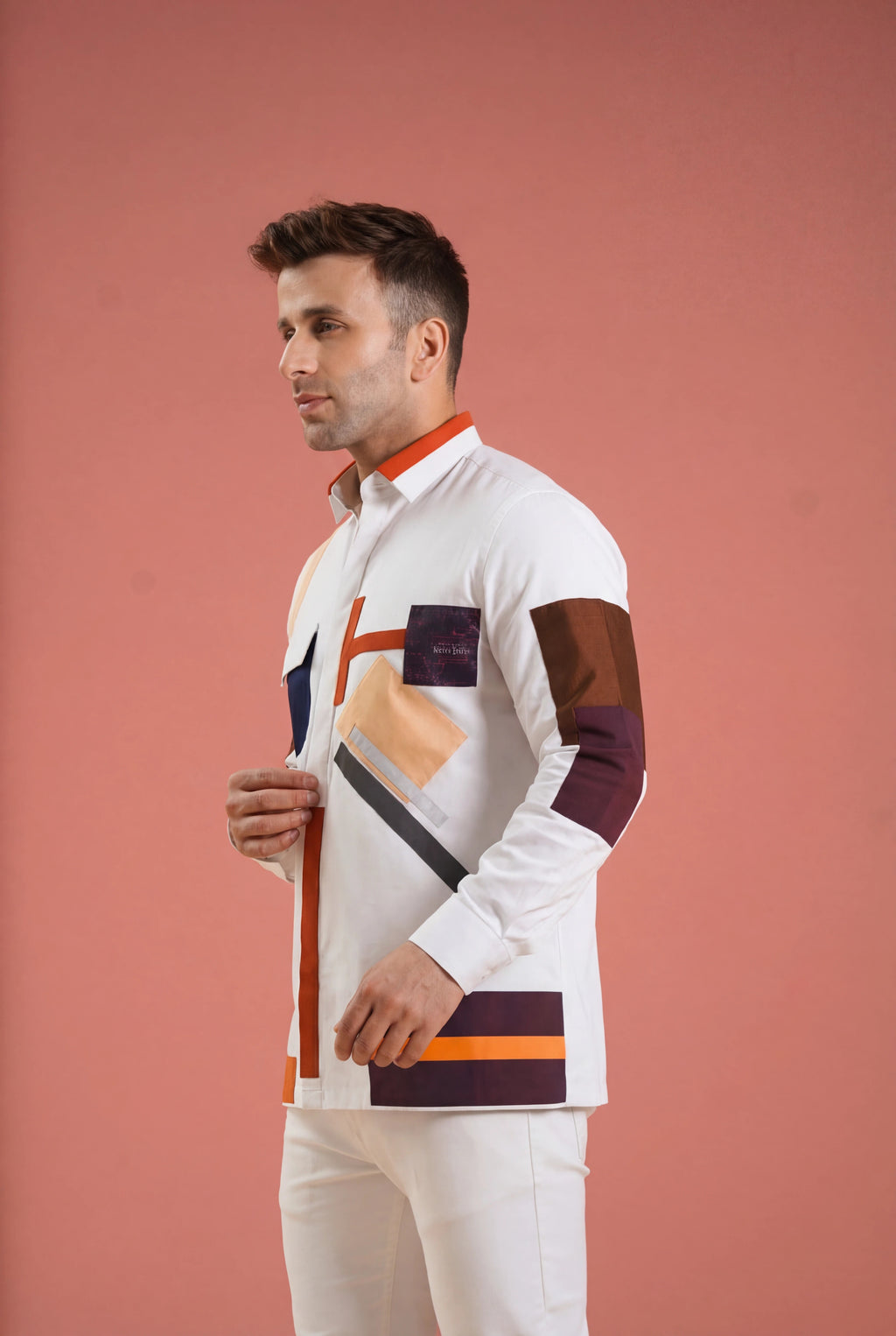 The Kinetic Canvas Patchwork Shirt