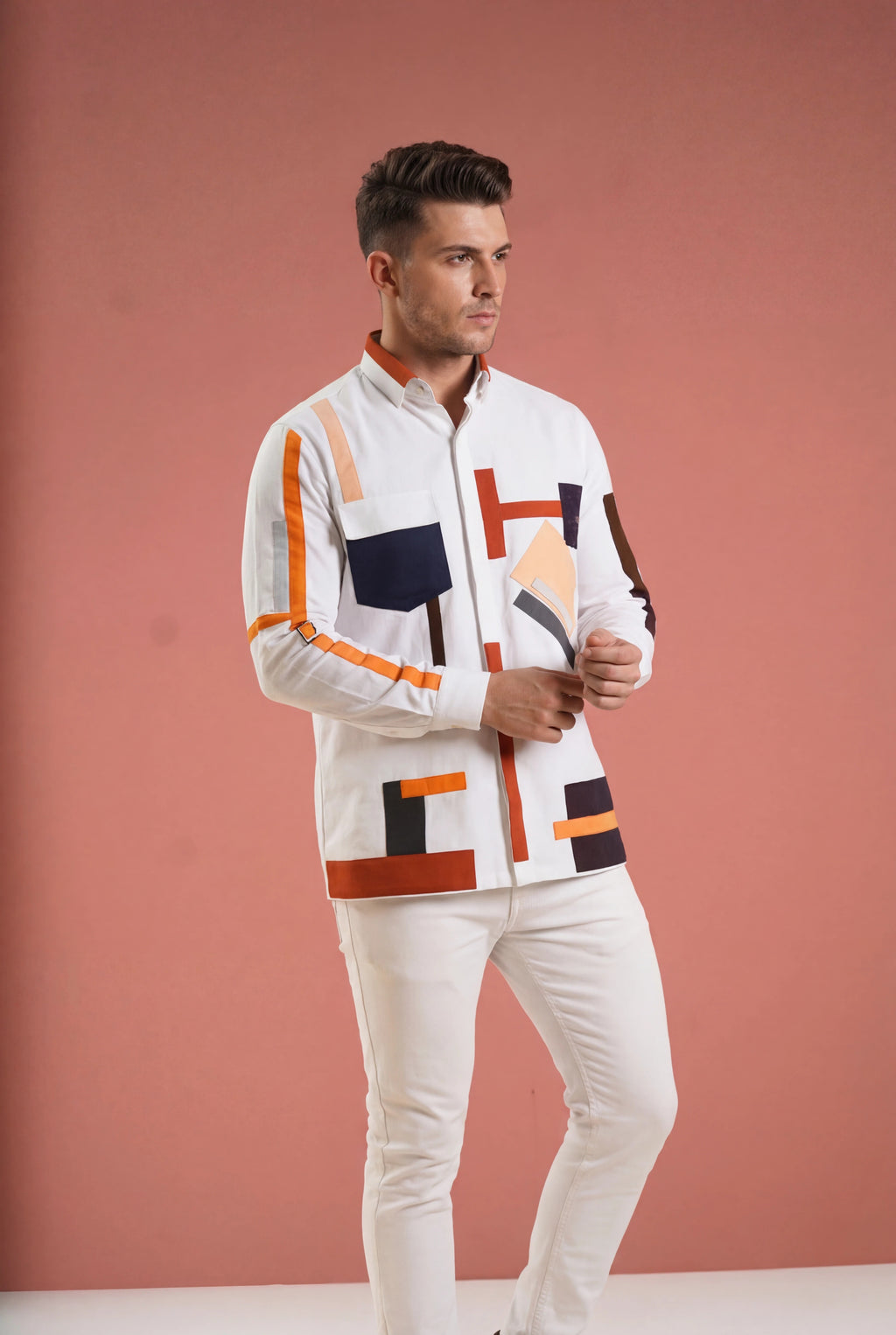 The Kinetic Canvas Patchwork Shirt