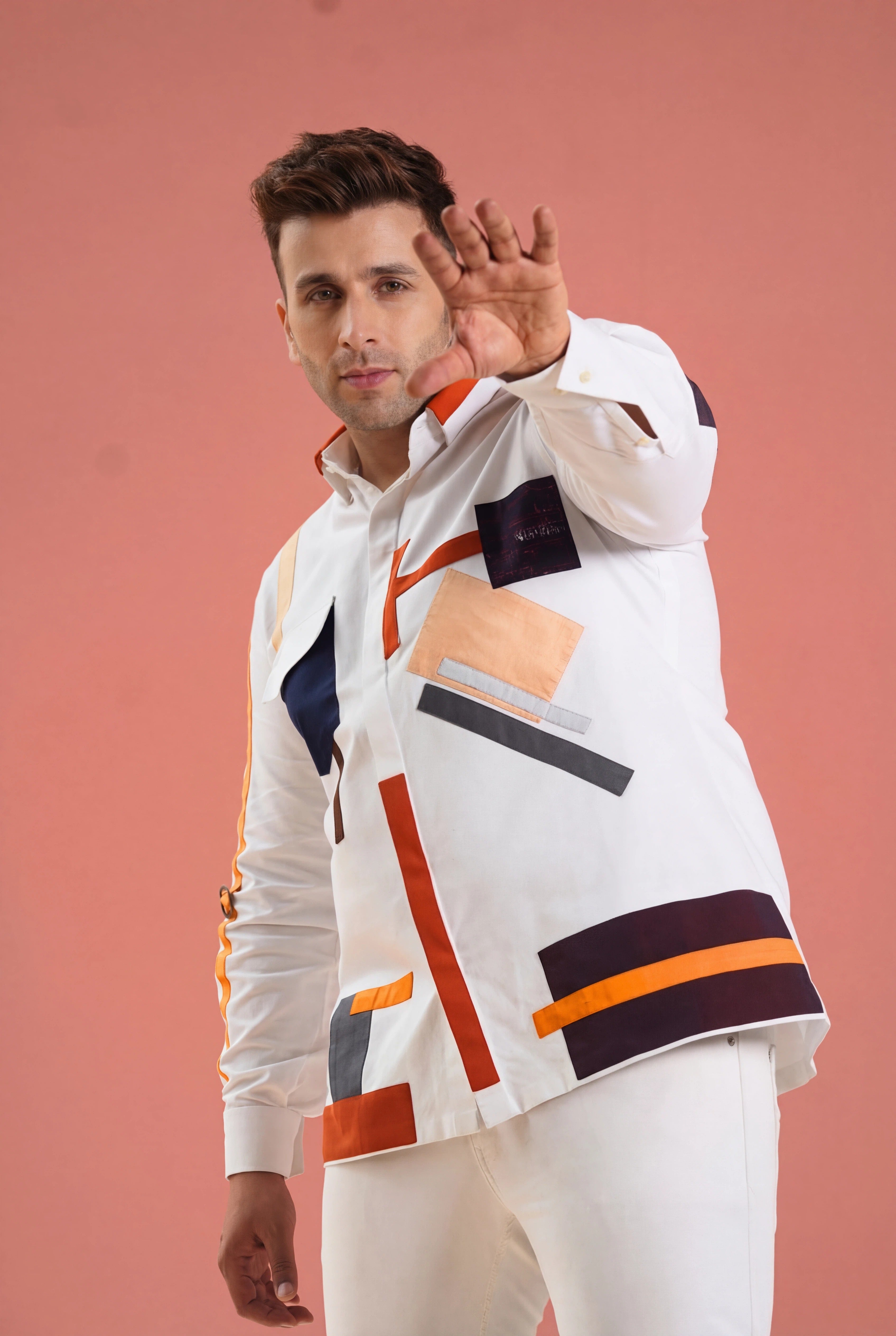 The Kinetic Canvas Patchwork Shirt