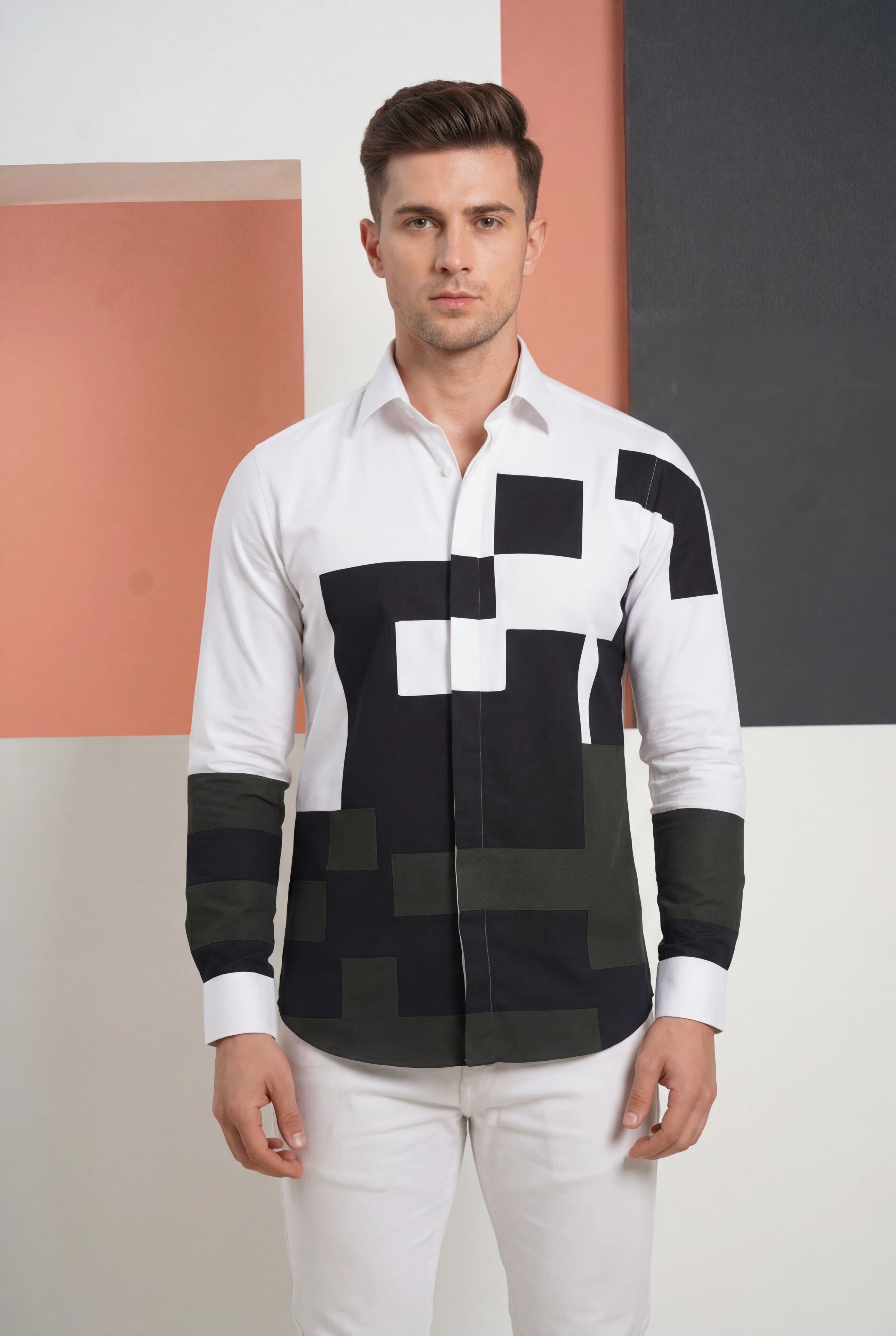 The Binary Block Graphic Shirt