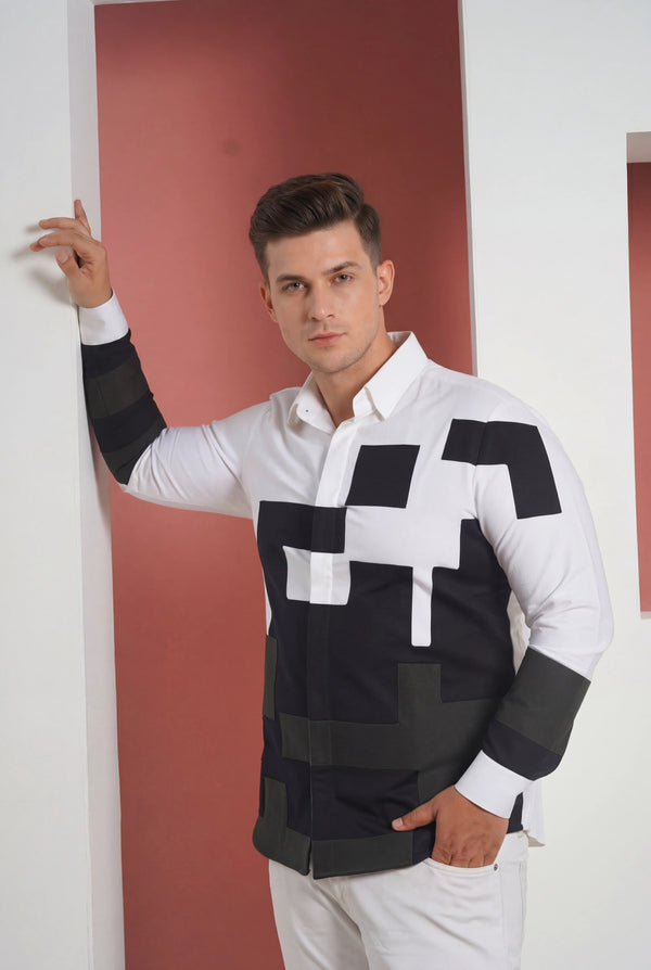 The Binary Block Graphic Shirt