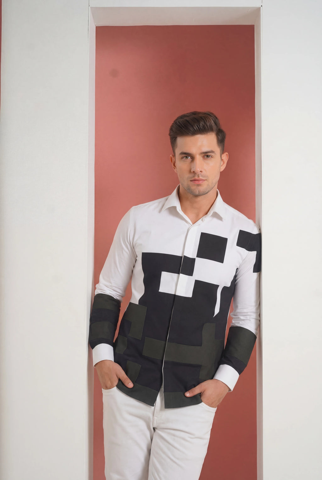 The Binary Block Graphic Shirt