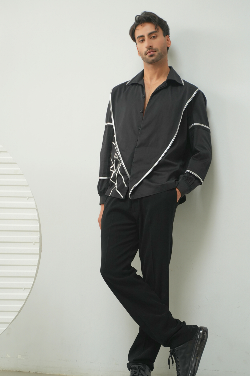 The Noir Intersect Graphic Shirt