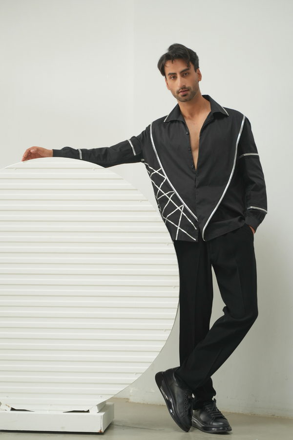 The Noir Intersect Graphic Shirt