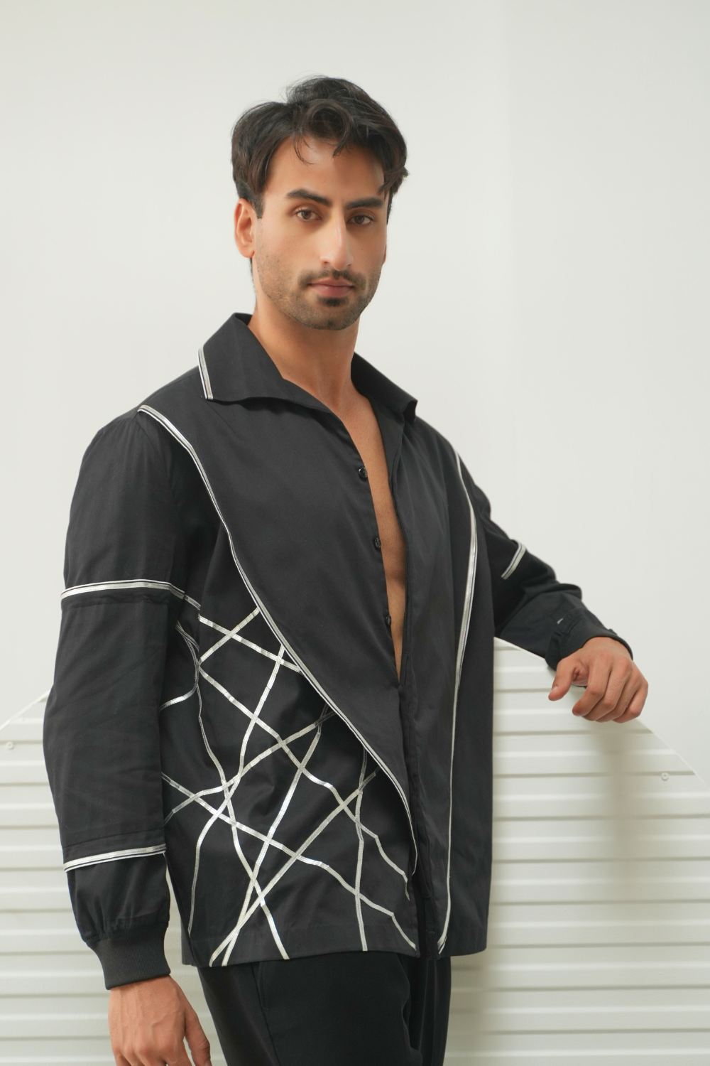 The Noir Intersect Graphic Shirt