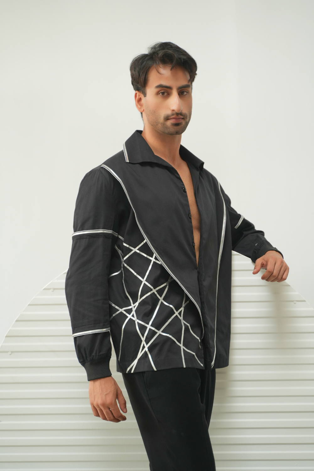 The Noir Intersect Graphic Shirt