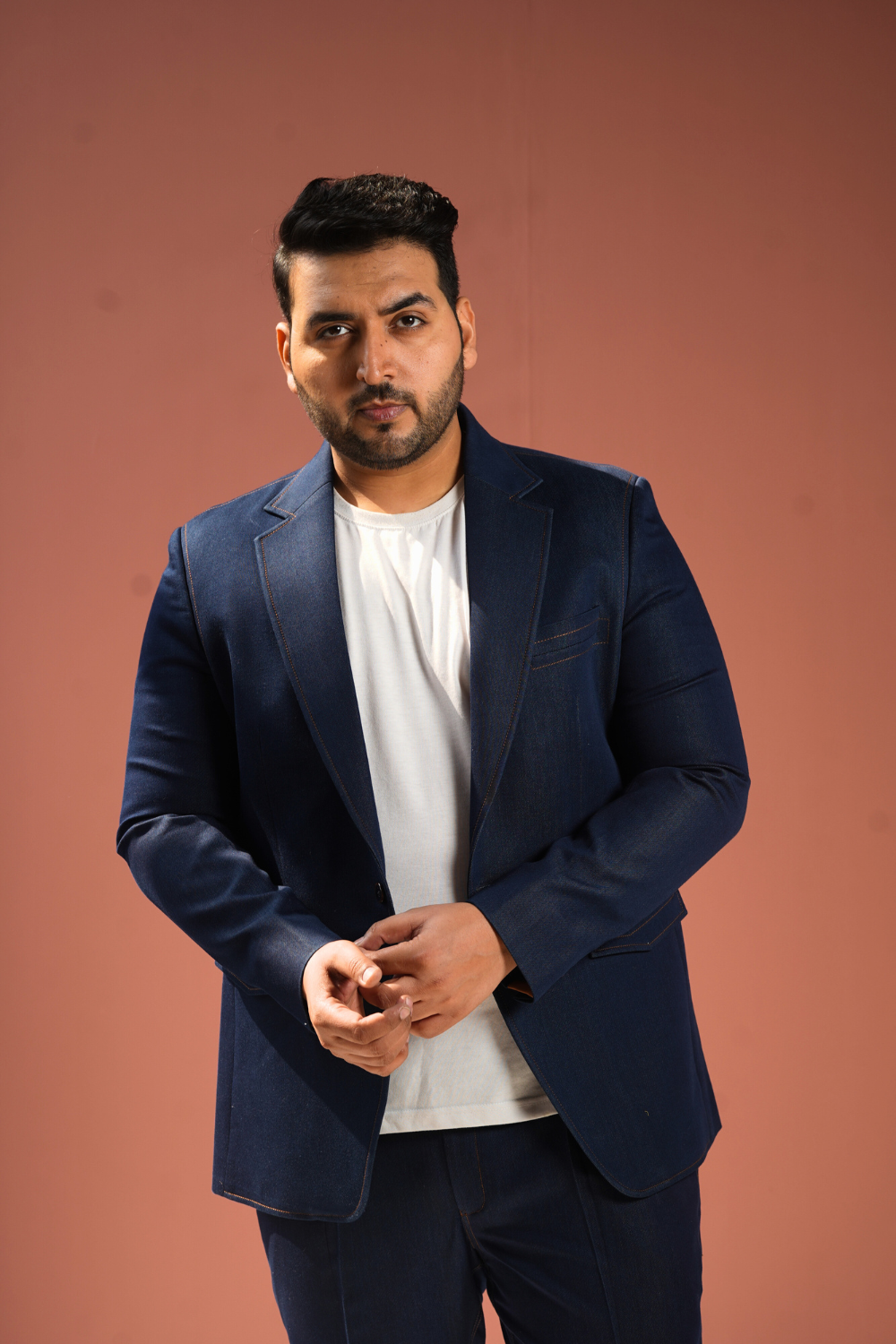 The Indigo Blueprint Stitch Jacket