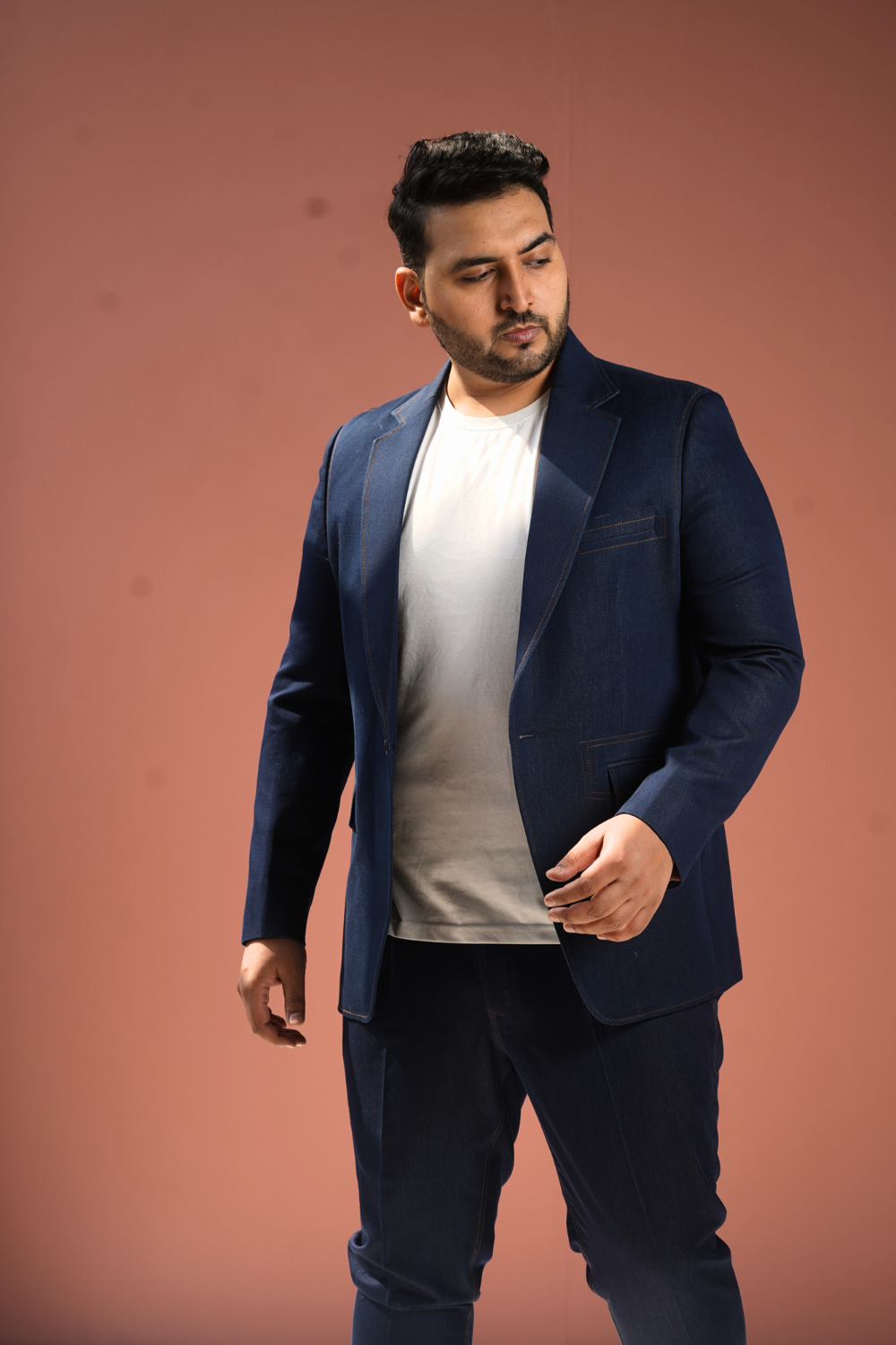 The Indigo Blueprint Stitch Jacket