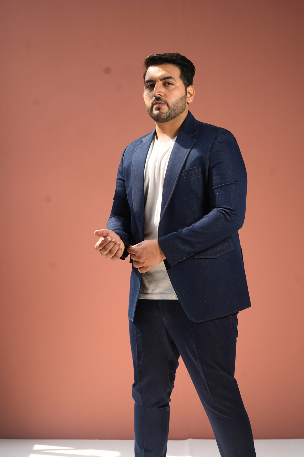 The Indigo Blueprint Stitch Jacket