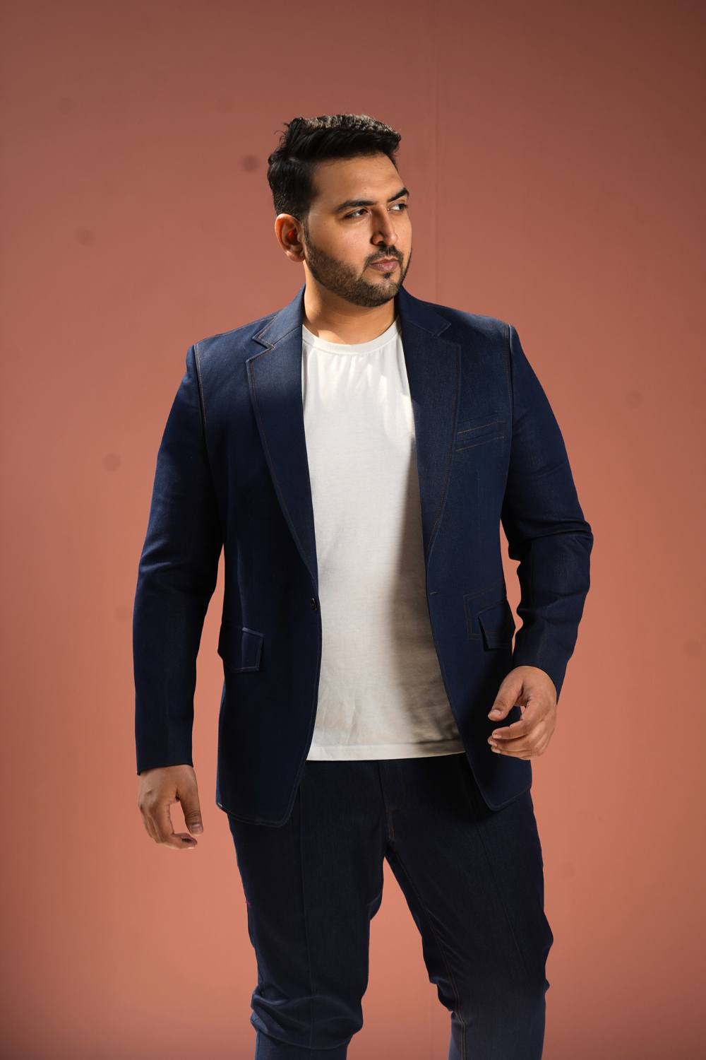 The Indigo Blueprint Stitch Jacket