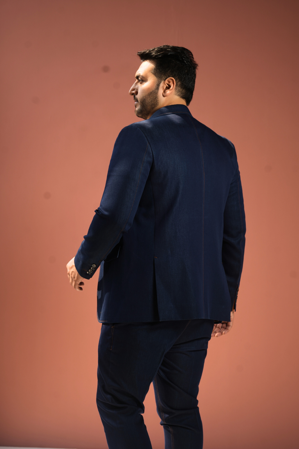 The Indigo Blueprint Stitch Jacket