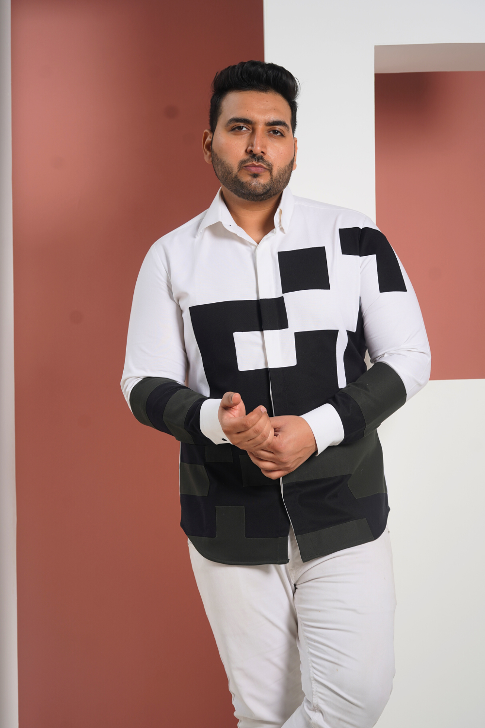 The Binary Block Graphic Shirt