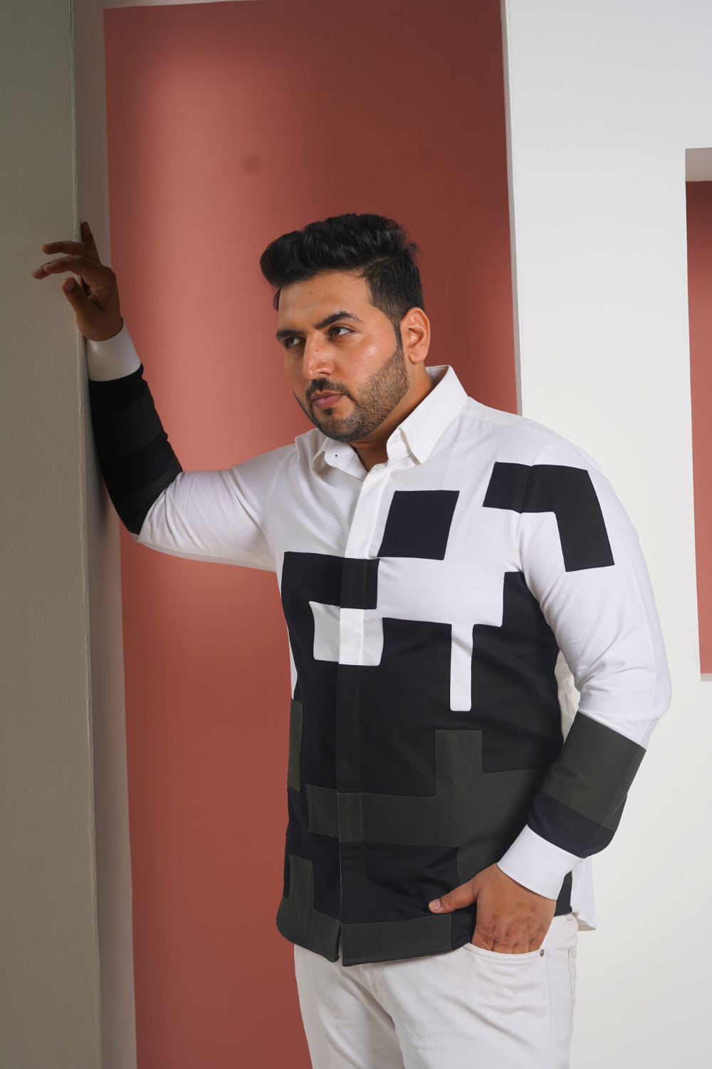 The Binary Block Graphic Shirt