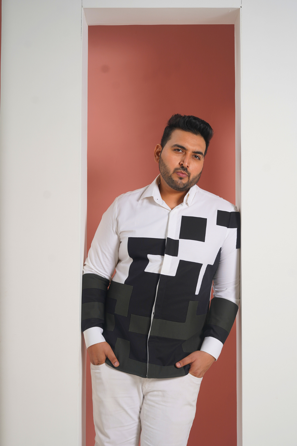 The Binary Block Graphic Shirt