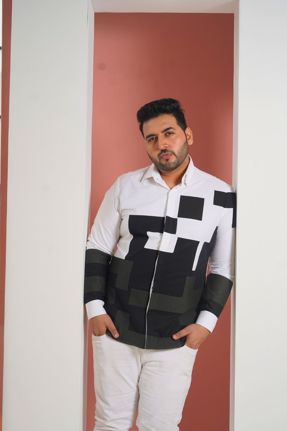 The Binary Block Graphic Shirt