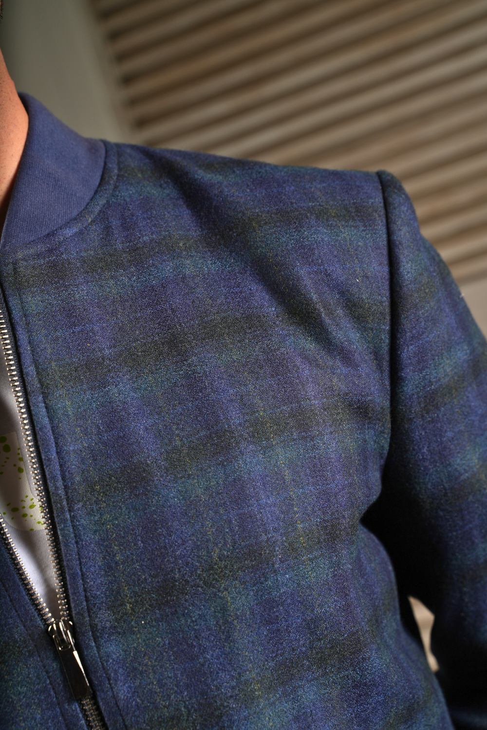 The Highland Grid Bomber Jacket