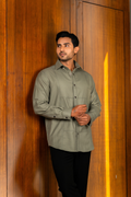 The Sage Paneled Structural Overshirt | AB and Beyond