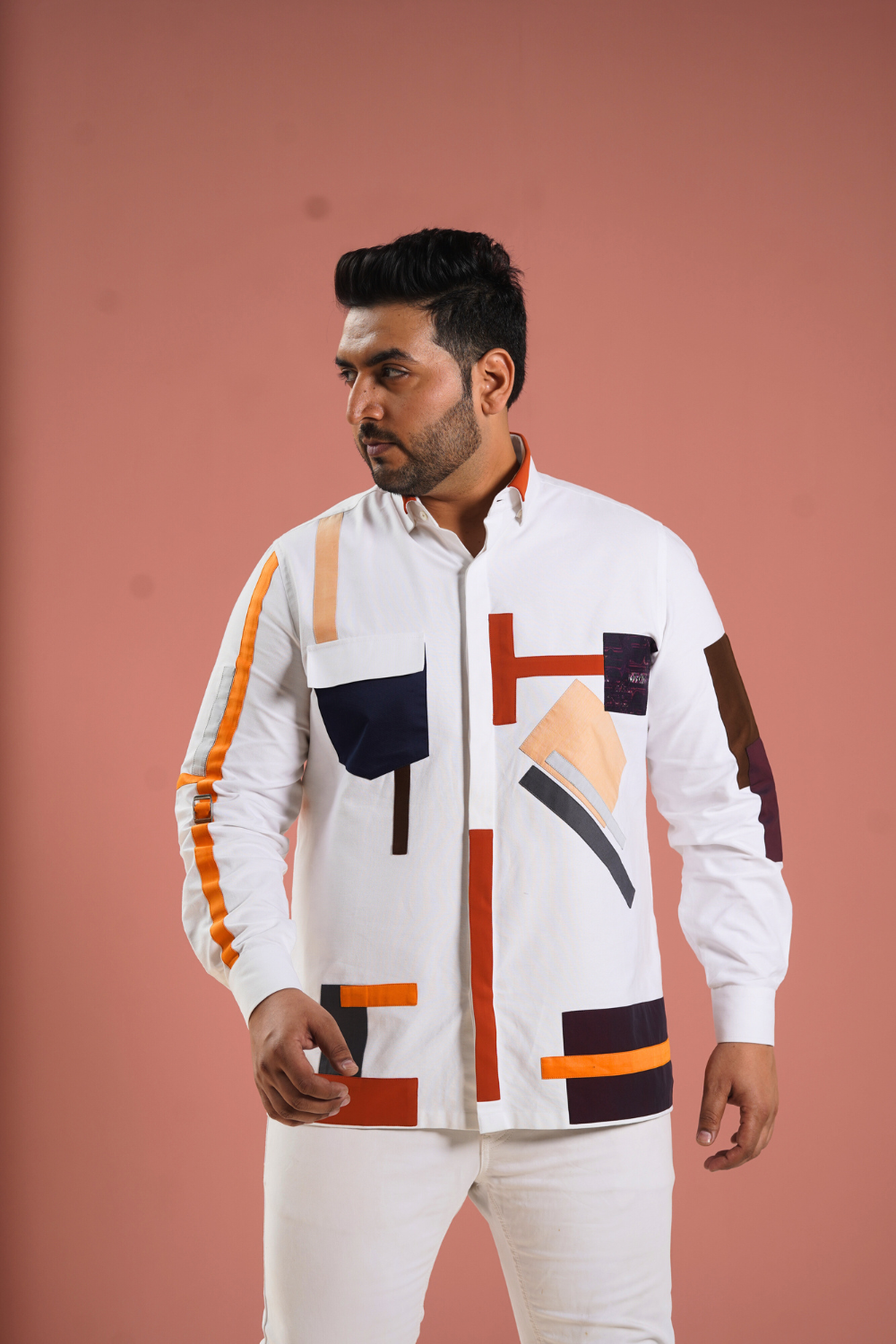 The Kinetic Canvas Patchwork Shirt