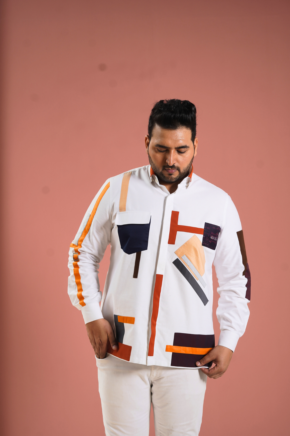 The Kinetic Canvas Patchwork Shirt